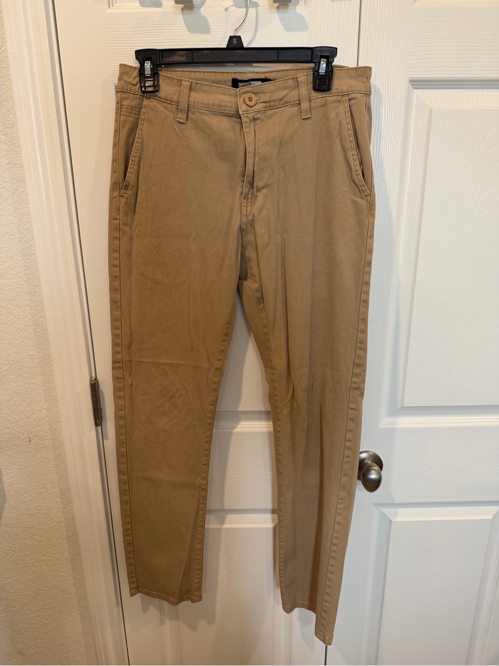 WT02 Men's Tan Chino Pants - Classic Straight Fit